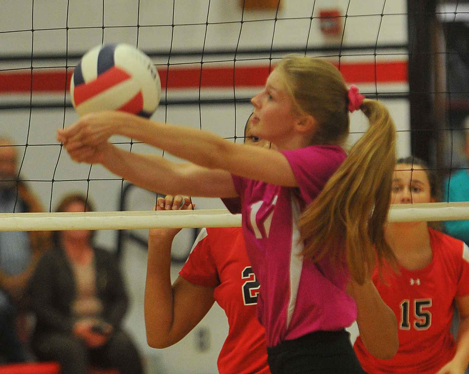 Orion vs Fulton volleyball.